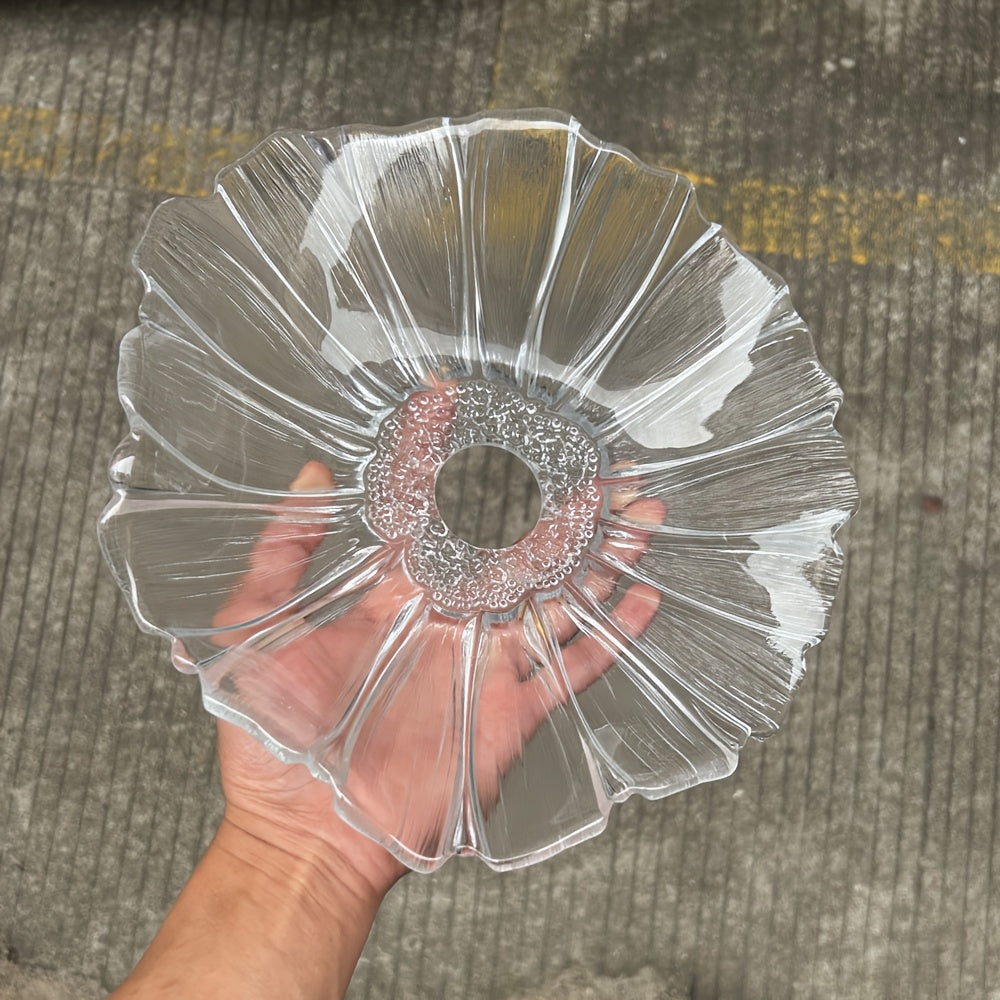 Abat-jour fleur de lotus en plastique transparent, Ø 27,5 cm