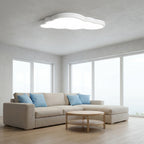 Plafonnier LED nuage blanc 50 cm pour chambre d'enfant, trois teintes