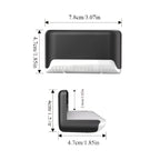 Applique solaire de marche, coque noire ou blanche, lot de 12