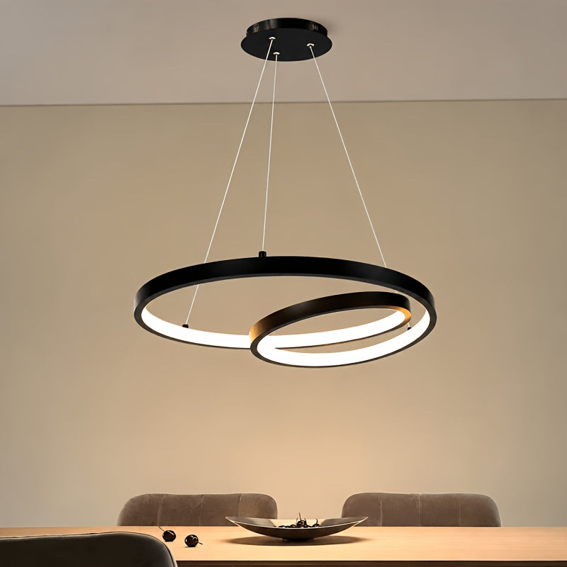Une courbe lumineuse pour table ronde et bureau