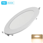 Spot LED encastrable Ø 14,7 cm, 9 W blanc neutre 4500 K, lot de 12