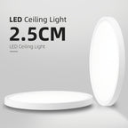 Plafonnier LED rond ultra-fin Ø 40 cm, 48 W blanc froid, lot de 4