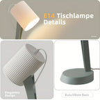 Lot de 2 lampes de chevet E14 orange, petite ou orientable