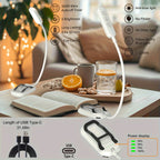 Lampe de lecture à pince 20 LED de 54 g, lumière ambrée 1600 K