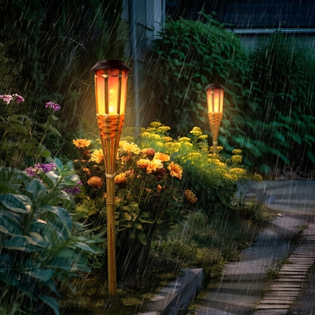Un bambou protégé de la pluie, sans câble