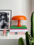 Lampe champignon blanche en acrylique, variateur et trois teintes, USB