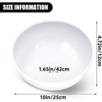 Lot de 2 abat-jour en plastique blanc pour lampadaire avec liseuse