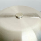 Lot de 2 lampes champignon sans fil en métal doré brossé, tactiles