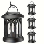 Lanterne solaire rétro à suspendre, lot de 2, ampoule filament IP65