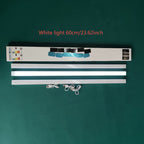 Blanc / 60cm-3 pièces