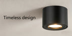 Lot de 4 spots LED en saillie orientables, cylindre en aluminium