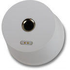 Lampe de table sans fil blanche à tête aimantée et col de cygne