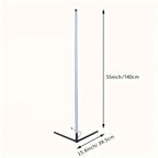 Lampadaire d'angle LED 140 cm, blancs 2700 à 6000 K et couleurs