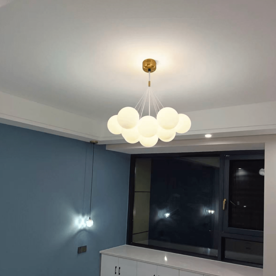 Une lumière douillette pour le salon contemporain