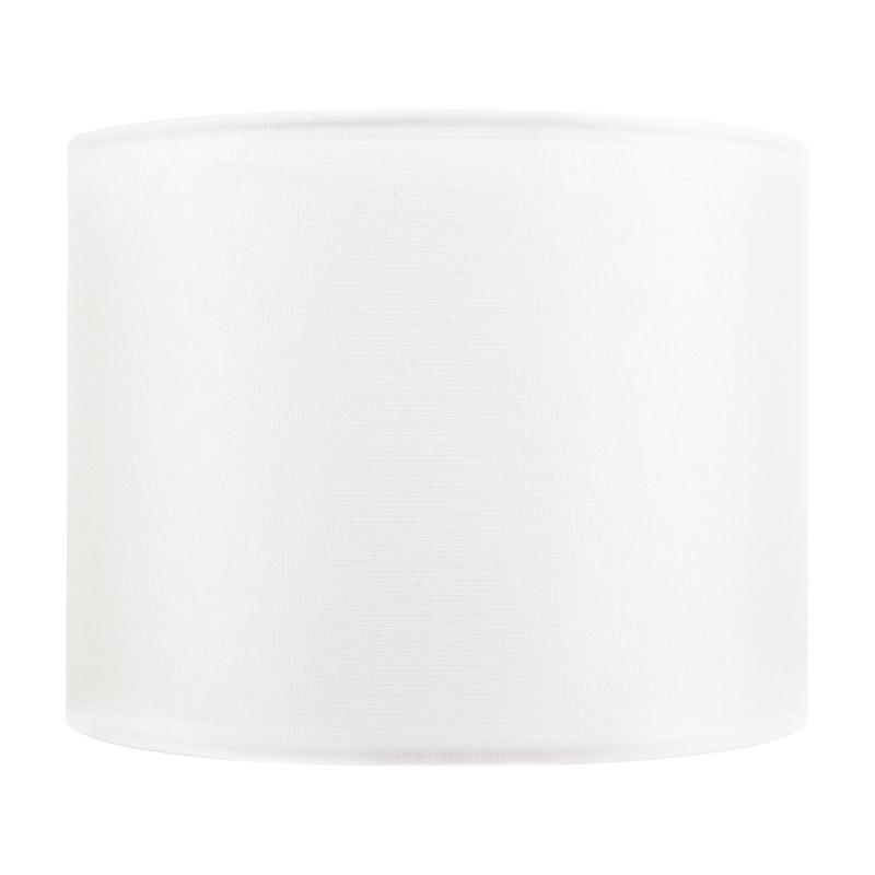 Abat-jour tambour en lin crème pour lampe, lampadaire ou suspension