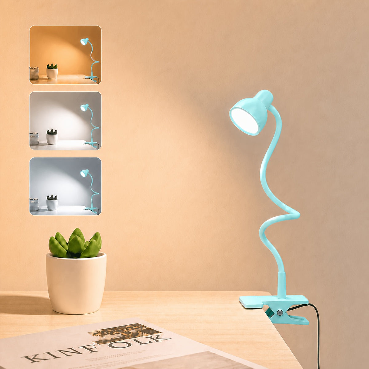 Une lampe de bureau pastel pour la chambre