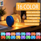Lampe d'ambiance vague d'eau Ø 8 cm, tactile et télécommande à pile