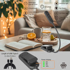 Lampe de lecture à pince avec arrêt programmé 30 ou 60 min, USB-C