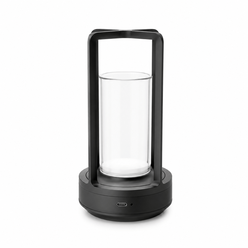 Lampe de Bureau en Aluminium Noir