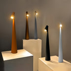 Lampe de table sans fil conique en métal, 45 ou 33,5 cm, 5 coloris