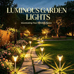 Lampe solaire de jardin à tête de cristal facetté, lumière blanche