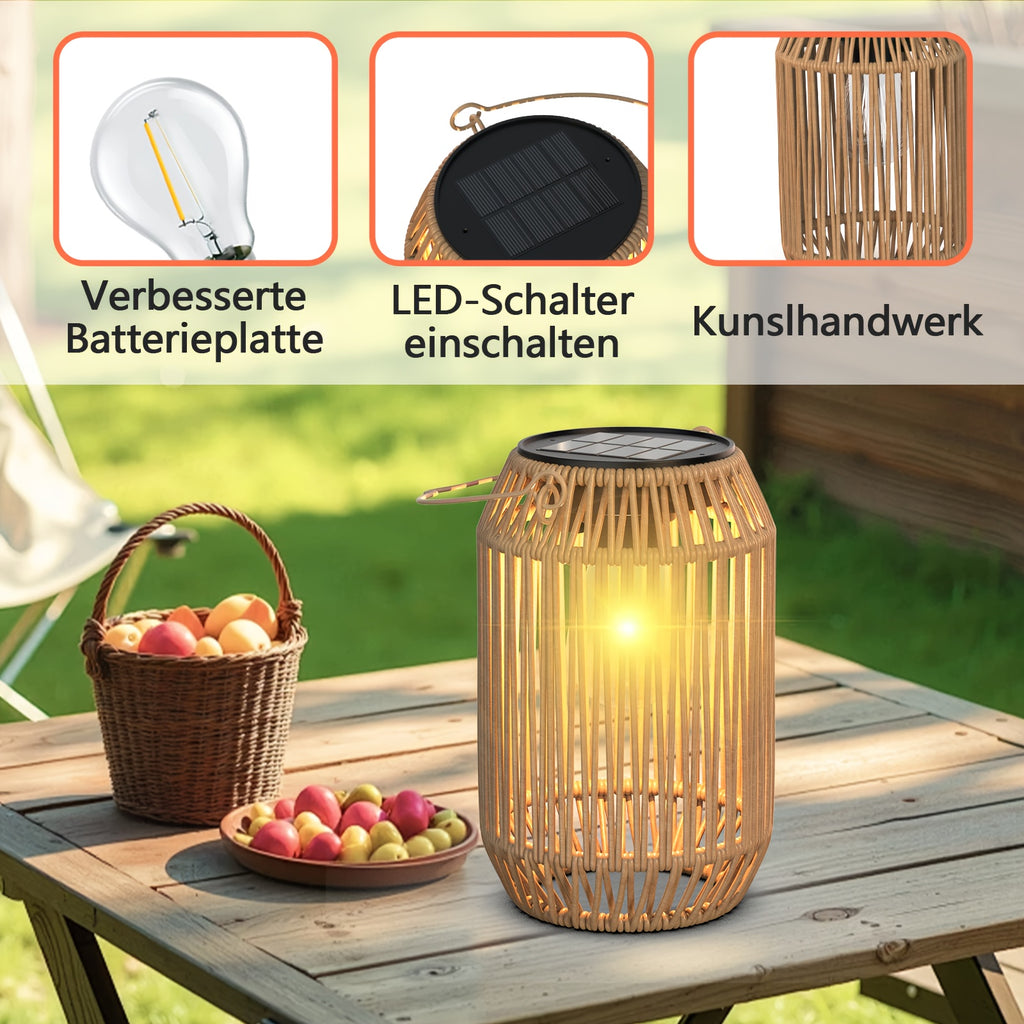 1PC Tressé en Rotin, Style Géométrique Minimaliste