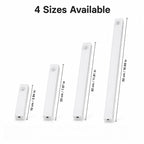 Lot de 3 barres LED à détecteur PIR et interrupteur, 20 à 50 cm