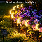 Guirlande solaire croissants de lune à bulles, 20 LED sur 5 m, IP44