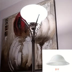 Verre de remplacement cloche givré, blanc laiteux ou beige, Ø 25 cm