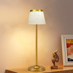 Lampe de table LED sans fil à abat-jour en tissu, 37,5 cm, 4 coloris