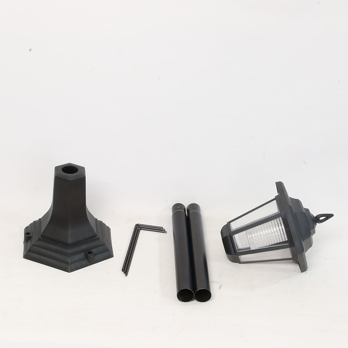 Lampadaire solaire rétro de 82 cm pour allée de jardin, IP44