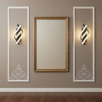 Applique murale LED torsadée en spirale, trois teintes, lot de 2 à 4