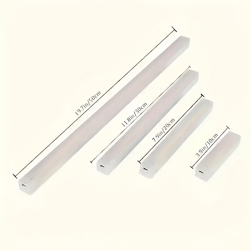 Lot de 3 barres LED à détecteur, 10 à 50 cm, blanc chaud ou froid