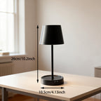 Lampe de table sans fil à socle vide-poche, recharge USB-C