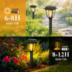 Lampe solaire lanterne de rue à filament, lot de 3, 5 ou 7 IP44