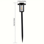 Lot de 6 lampes solaires de jardin rétro à filament, 59 cm