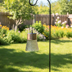 Suspension solaire d'extérieur effet cuivre, diffuseur ciselé, IP44