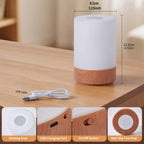 Lampe de chevet tactile rechargeable USB à 13 couleurs RVB
