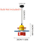 Suspension tricolore en métal pour chambre d'enfant, Ø 30 cm