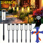 Lampe solaire de jardin à ampoule filament, 58 cm, lot de 2 ou 4