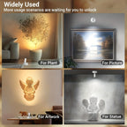 Applique murale spot LED orientable et rechargeable, sans perçage