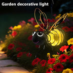 Suspension solaire abeille à crochet ressort, jaune et noire, IP44