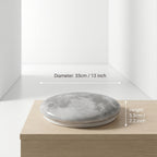 Plafonnier LED pleine lune Ø 33 cm, trois teintes à l'interrupteur