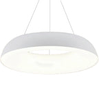 Suspension LED anneau blanc Ø 48 cm, télécommande et variateur