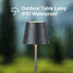 Lampe de chevet sans fil IPX7 en aluminium, lot de 2 ou 4