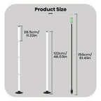 Lampadaire colonne RVB de 122 cm pour angle, pilotable par appli