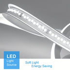 Petit plafonnier LED à anneaux entrelacés, Ø 26 ou 31 cm