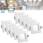 Lot de 10 Blanc Chaud