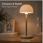 Lampe de table sans fil projecteur à effet d'ondulation d'eau