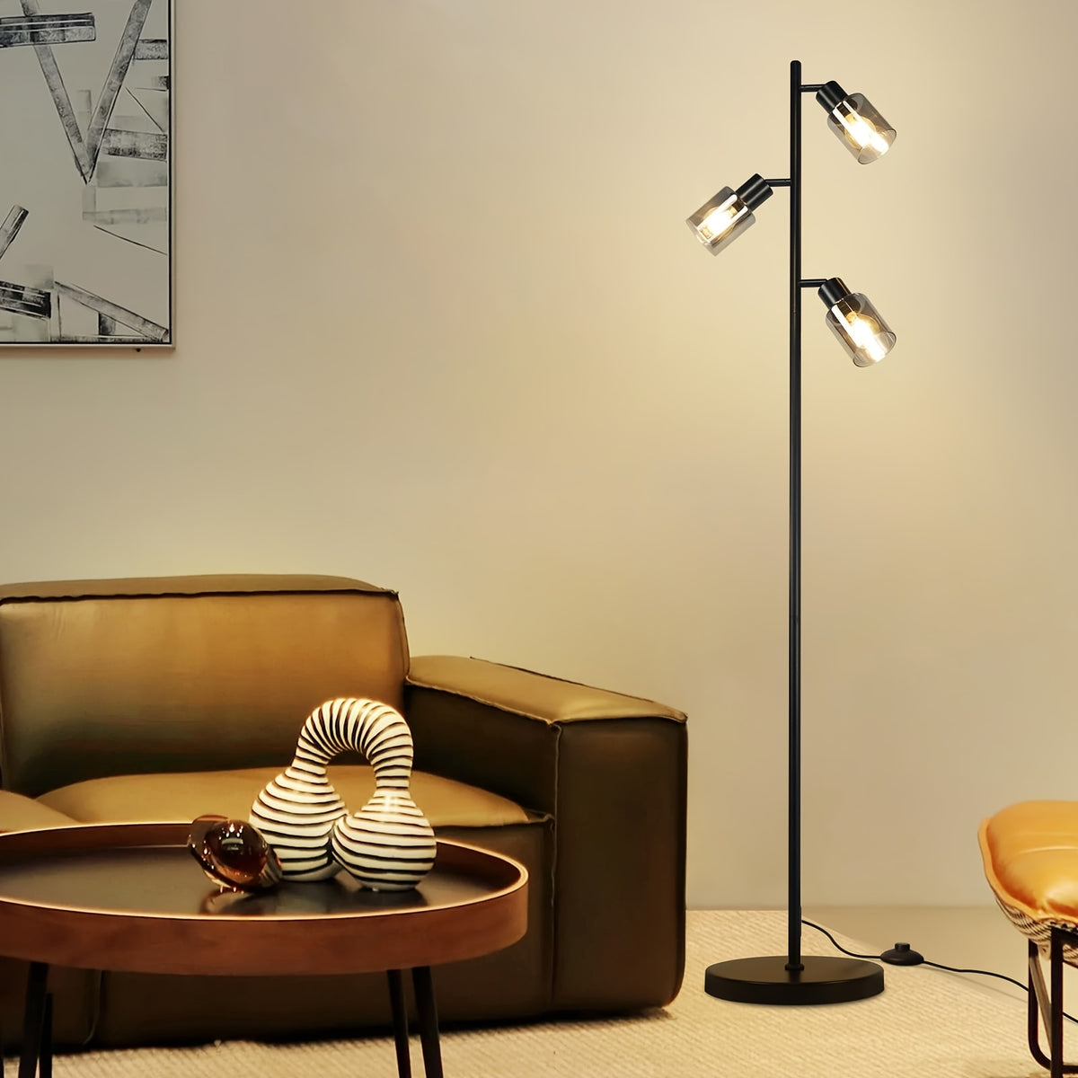 Un éclairage modulable au salon et dans la chambre